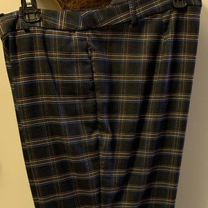 Blue Checked Pants by Liz Claiborne